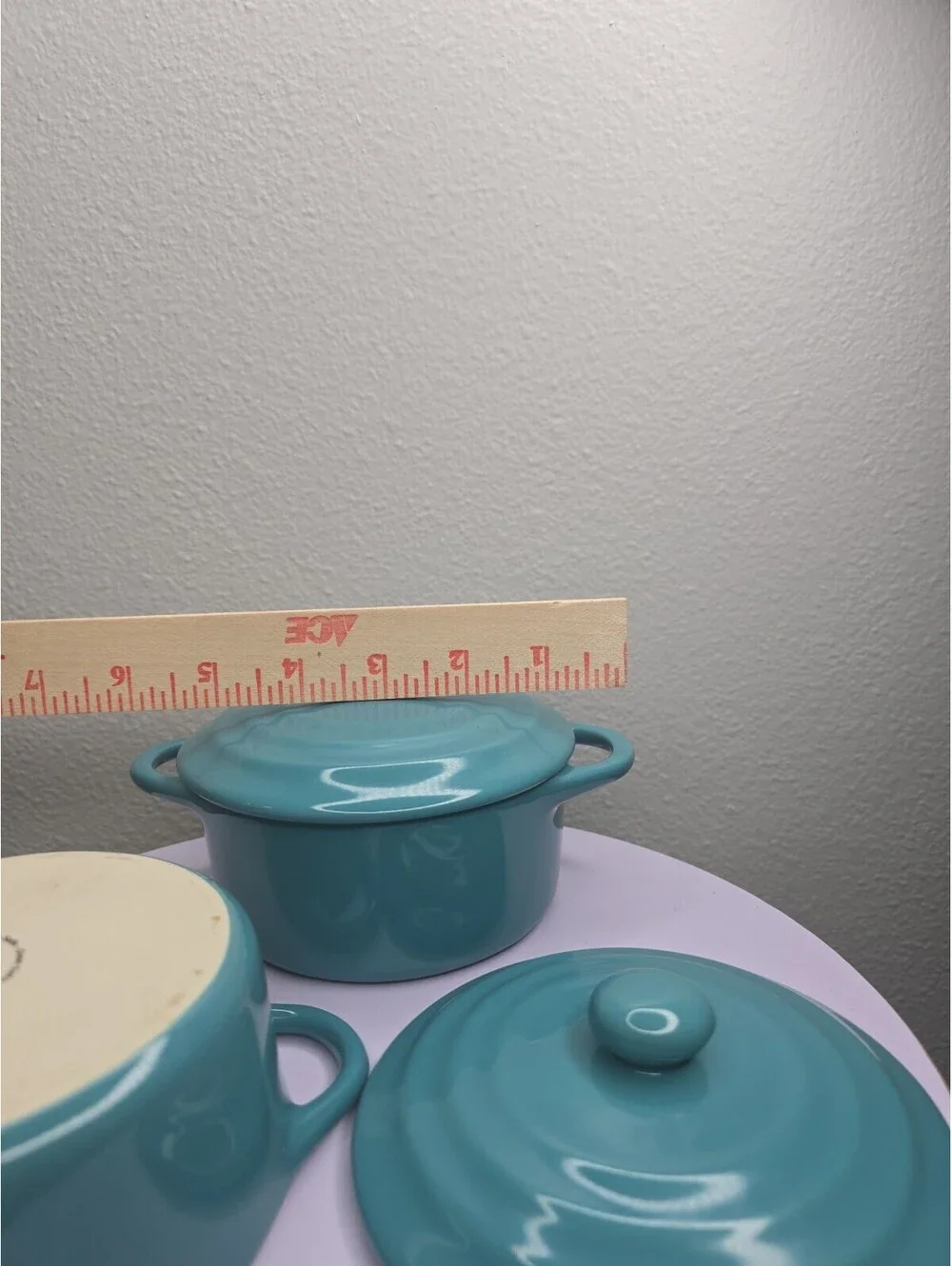 Kook Ceramic Mini Cocotte Set of 4 Casserole Dishes